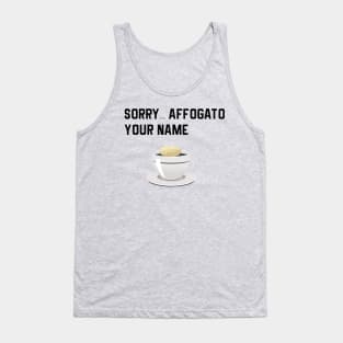 Barista pun affogato Tank Top